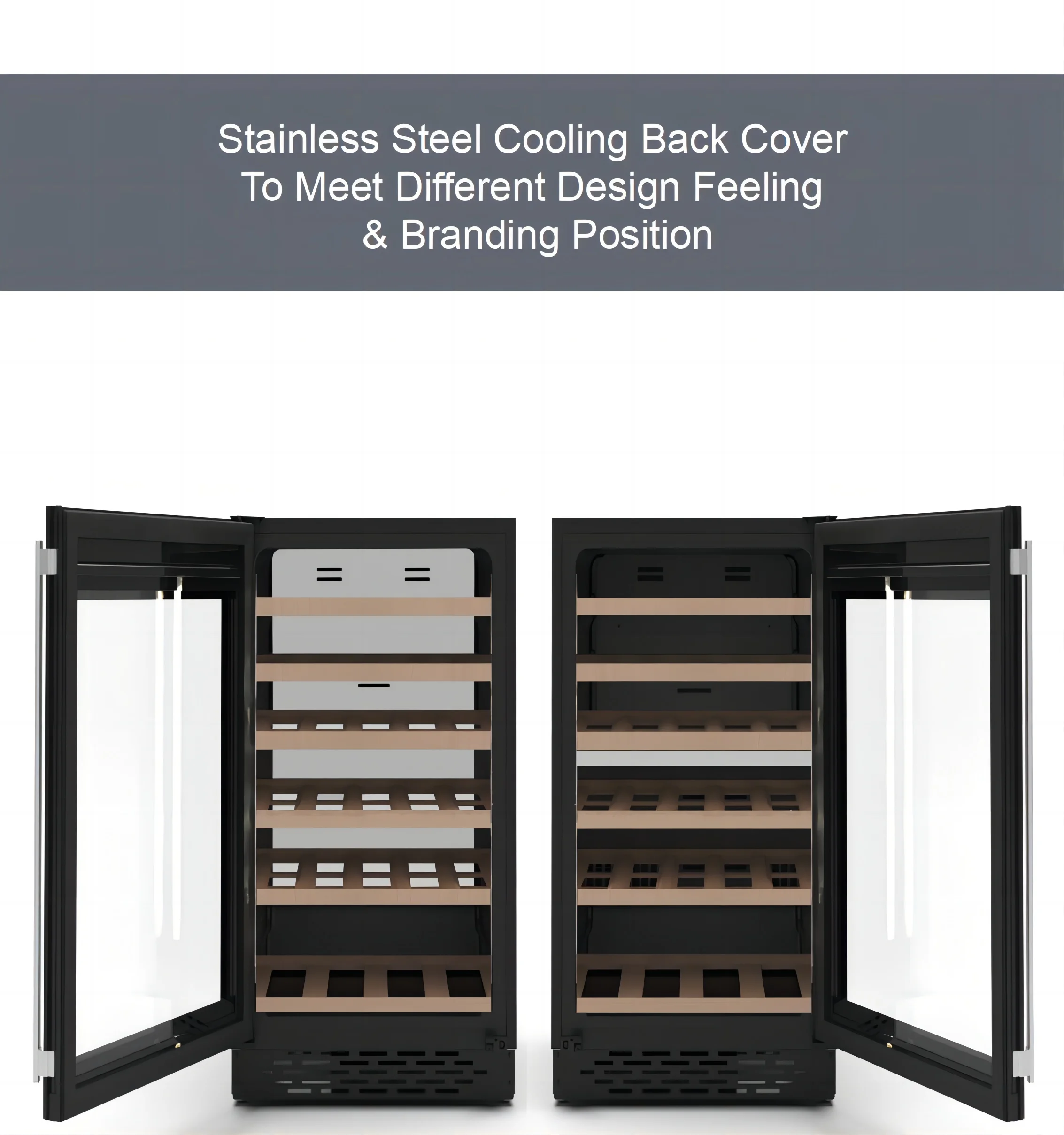 Wholesale Price Appliances Free Standing 222l 83 Bottles Class F Wine Refrigerator Wine Cooler