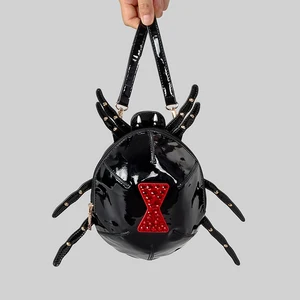 Creative Novel Funny Shoulder Messenger PVC Bag  Gothic Style Beetle Shape Handbag Small Capacity