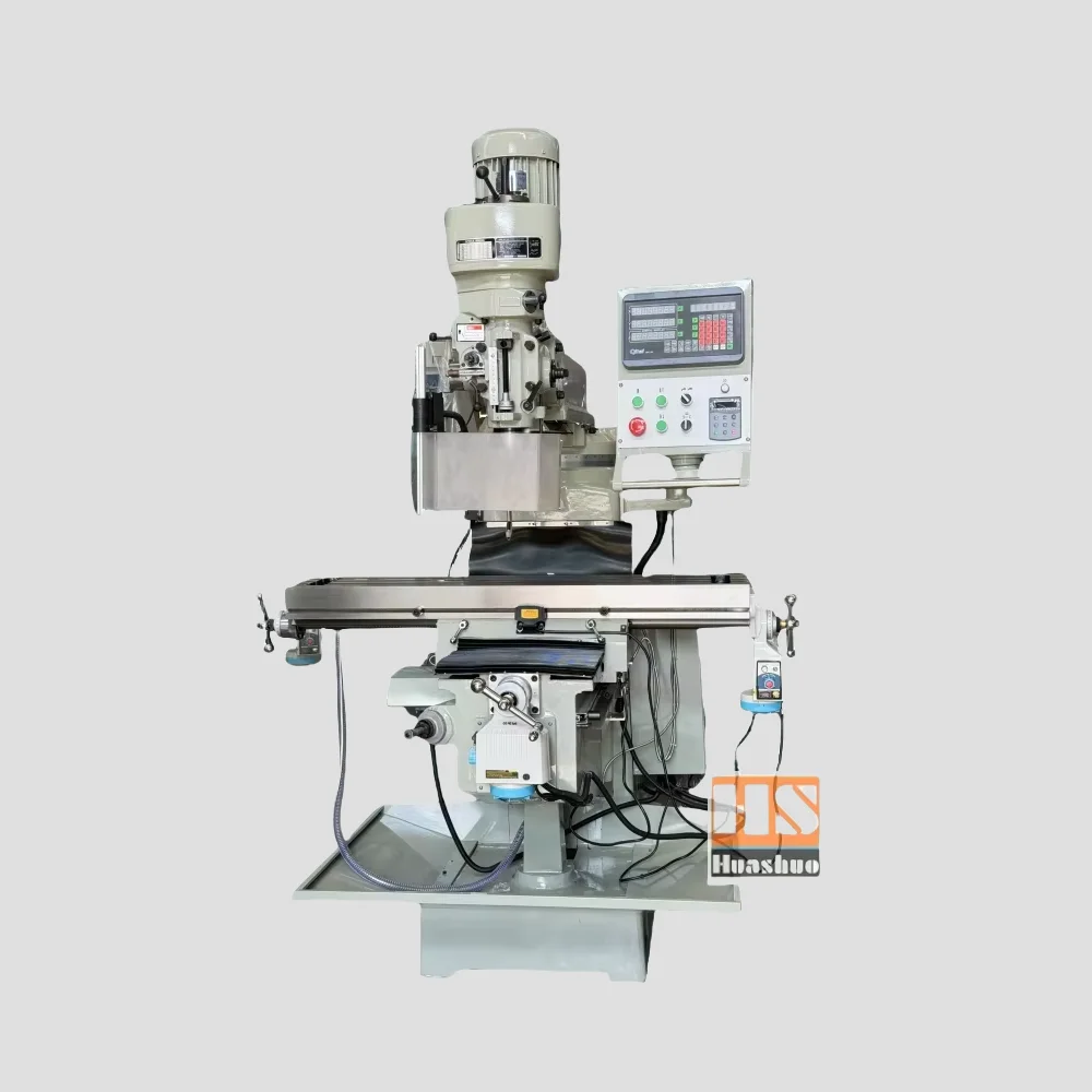 X6325 Spindle Taper Iso40 Taiwan Metal Head Turret DRO