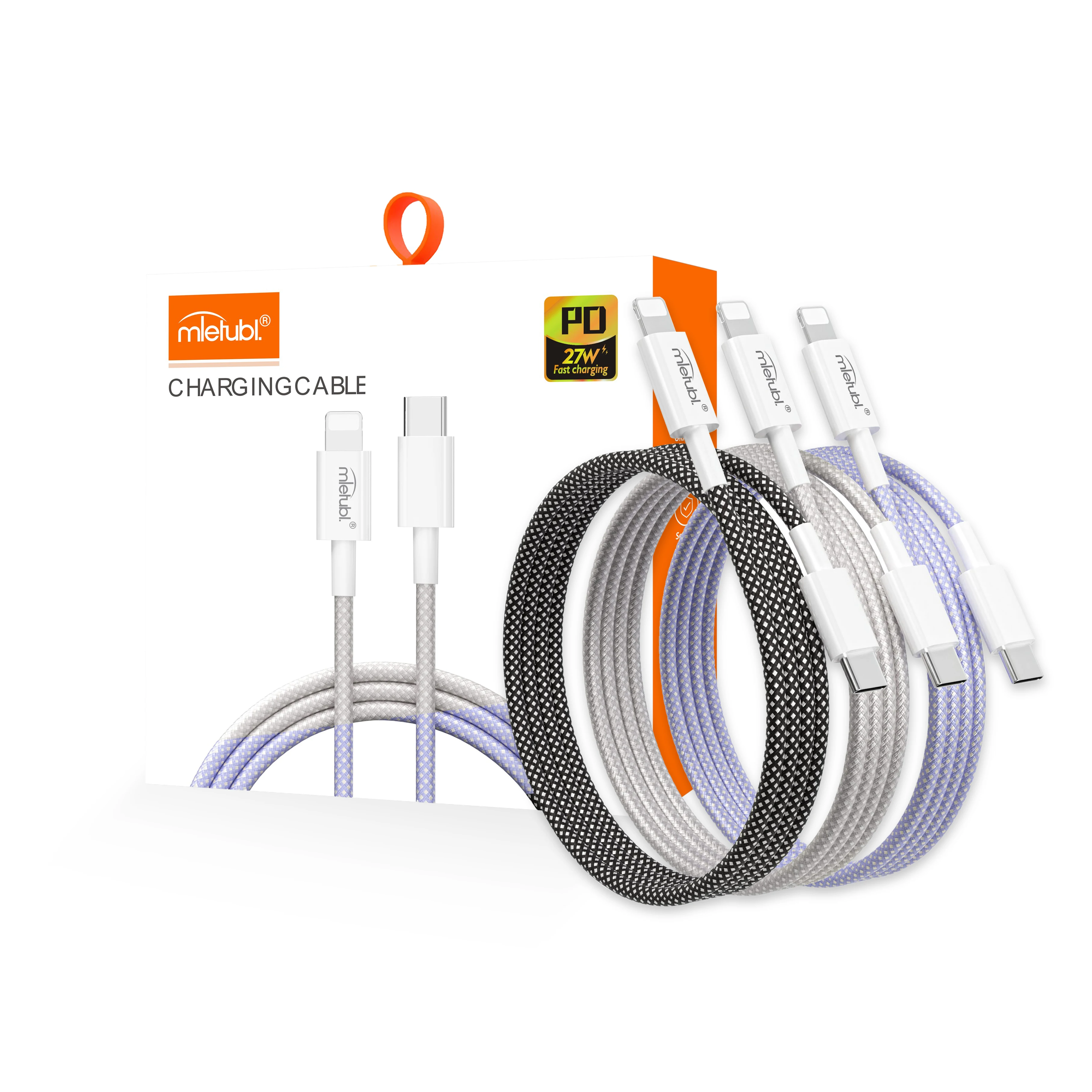 2024 Mietubl hot sale upgrade PD 27W fast charging data cable for iPhone for IOS