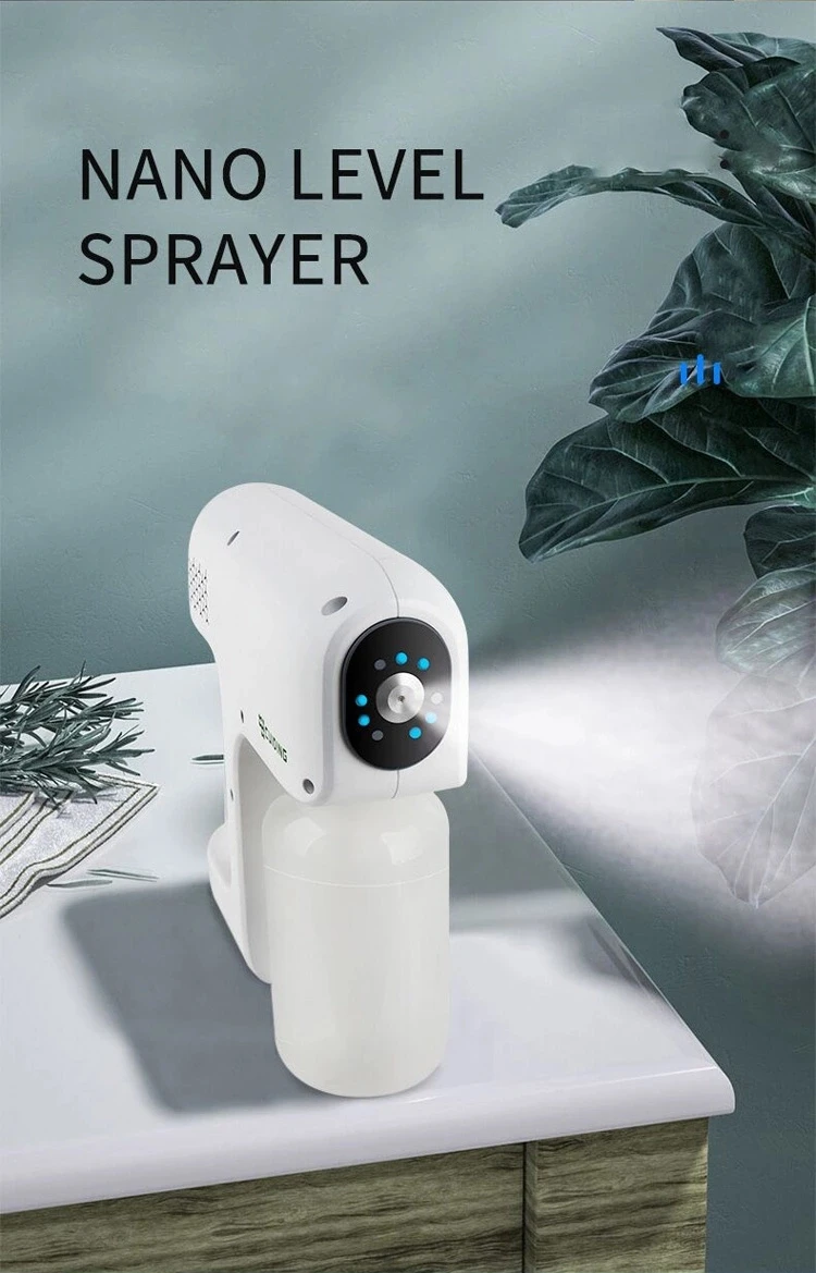 ULV Cold Fogger Portable Electric Hospital Disinfection Sprayer Power Tank Pump Plastic Garden Nano Steam Spray Gun