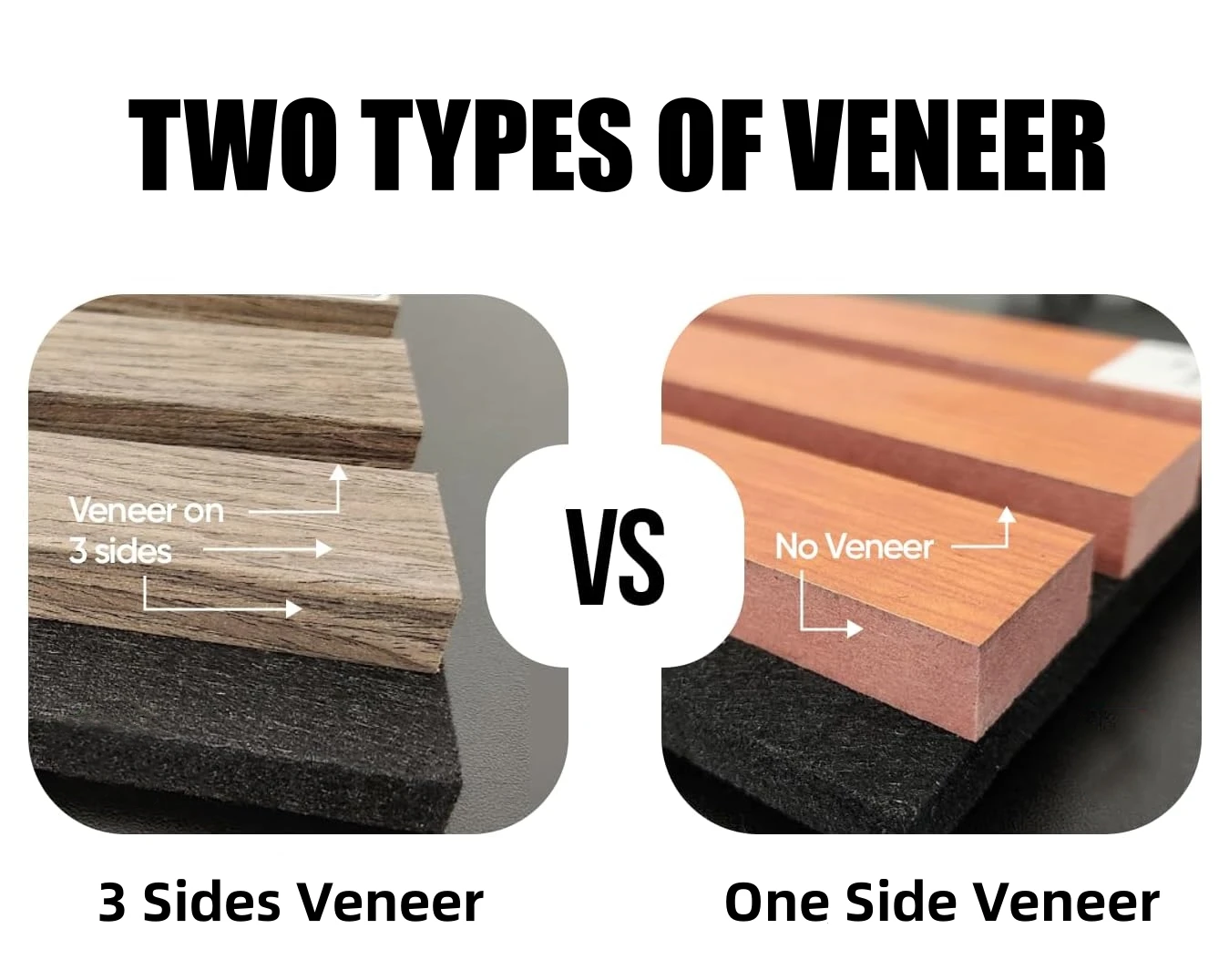 Akupanel Wood Acoustic Slat Wall Panel Sound Absorbing Acoustic Slat