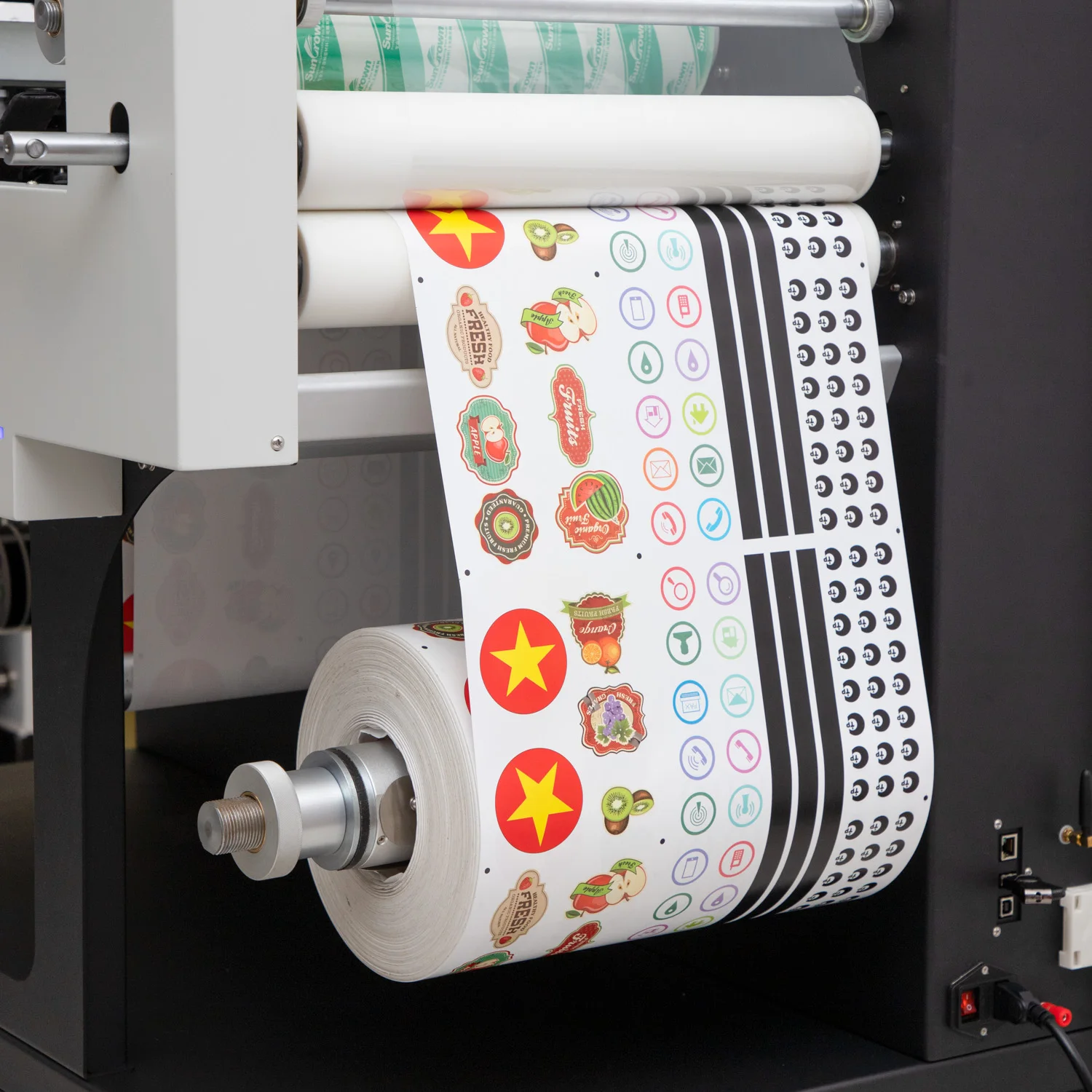 Roll to Roll Die Cutter for Kiss-Cut Self-Adhesive Paper/Stickers Laser Economical Die Cutter