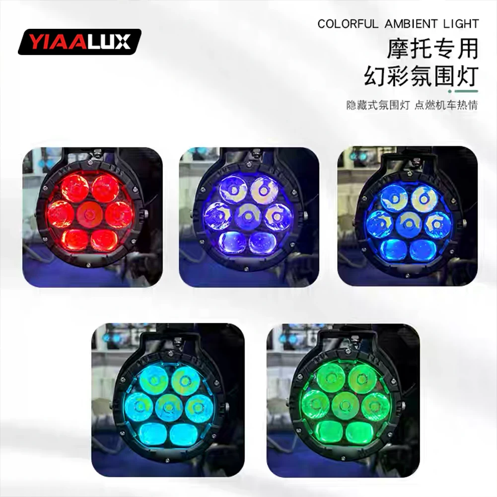 product high power r1200gs spotlight 45 spot motorcycle aux lights with wire harness switch for bmw gs gr motorcycle-6