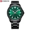 1 Black Case Green Dial