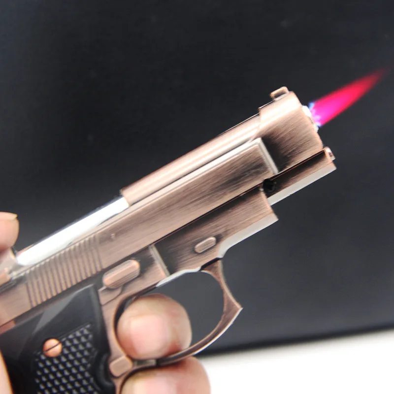 Revolver Small Pistol Creative Lighter Hanging Cigarette Gun Lighter