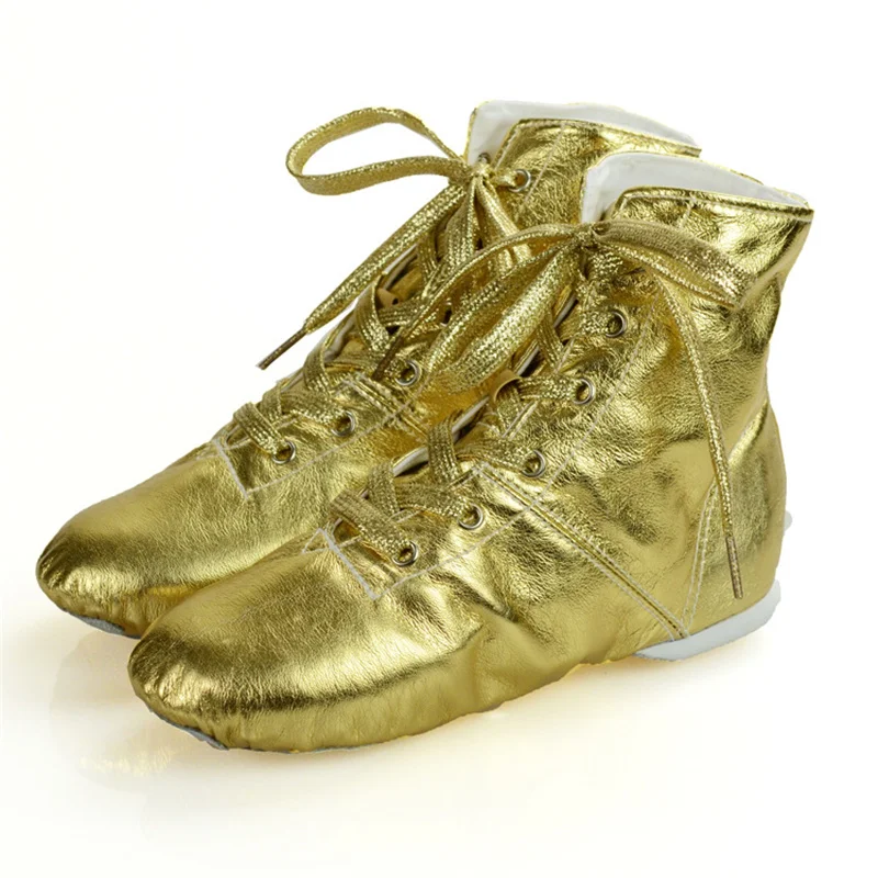 gold dance boots