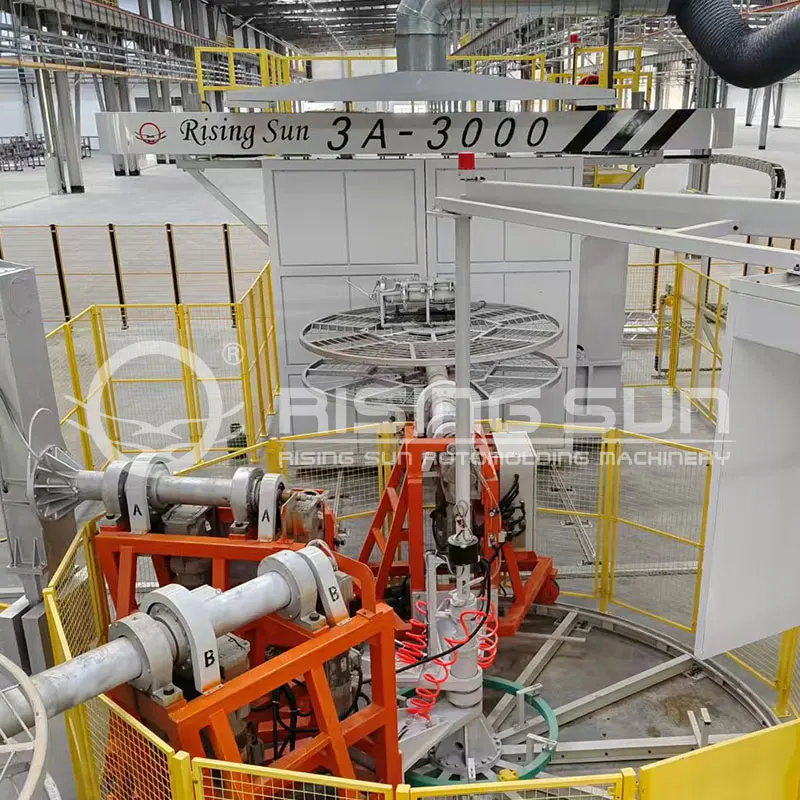 Plastic Cooler Making Machine Shuttle Rotomolding Machine 3A-3500