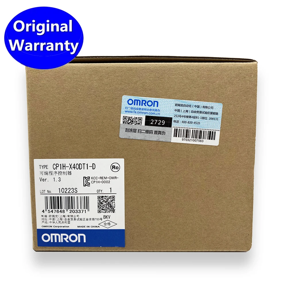 product cp1h xa40dt1 d one year warranty rs485 plc controller warehouse stock programming controller cp1h xa40dt1 d cpu-7