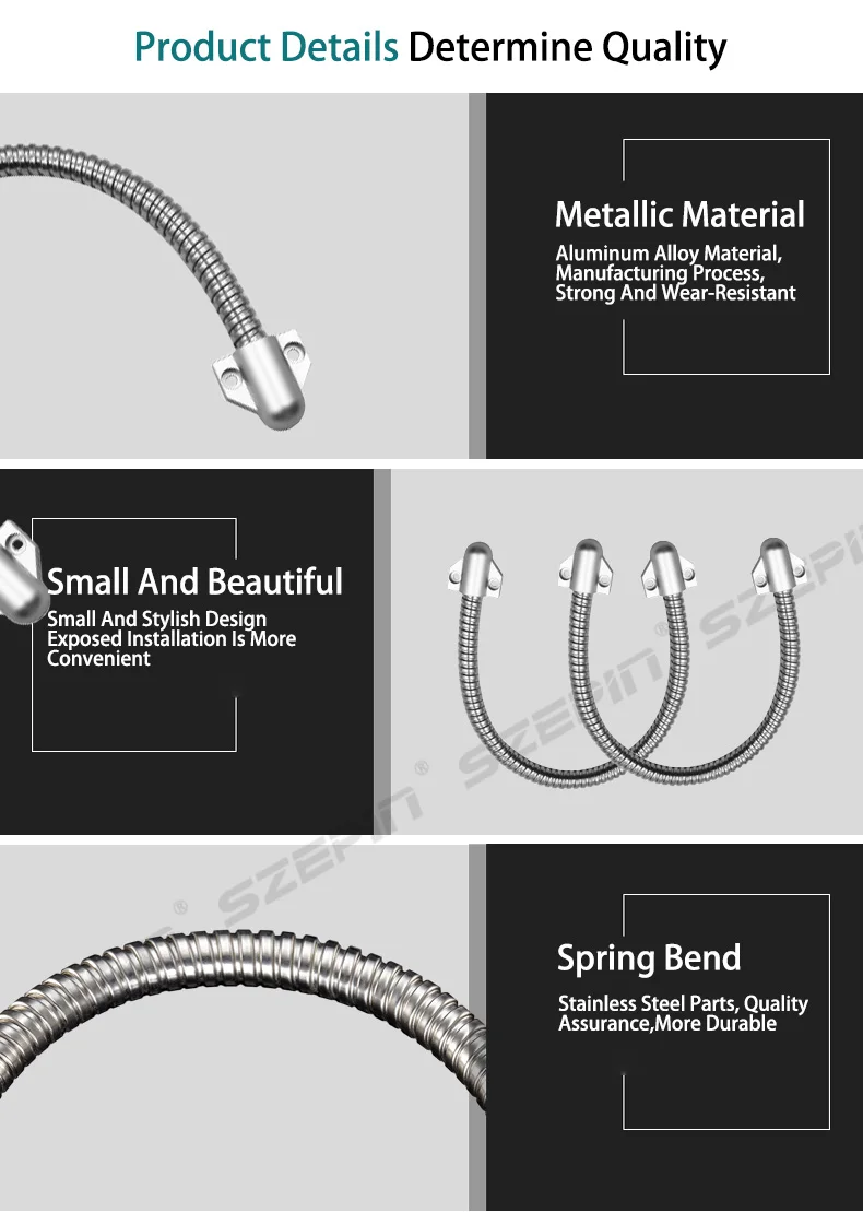 Electric Power Transfer Armored Cable Door Loop For Exposed Mounting