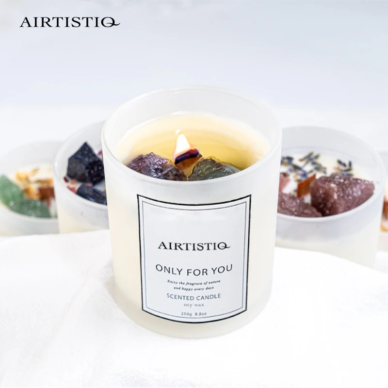 Crystal Candle Wholesale Factory Customization Romantic Soy Candles