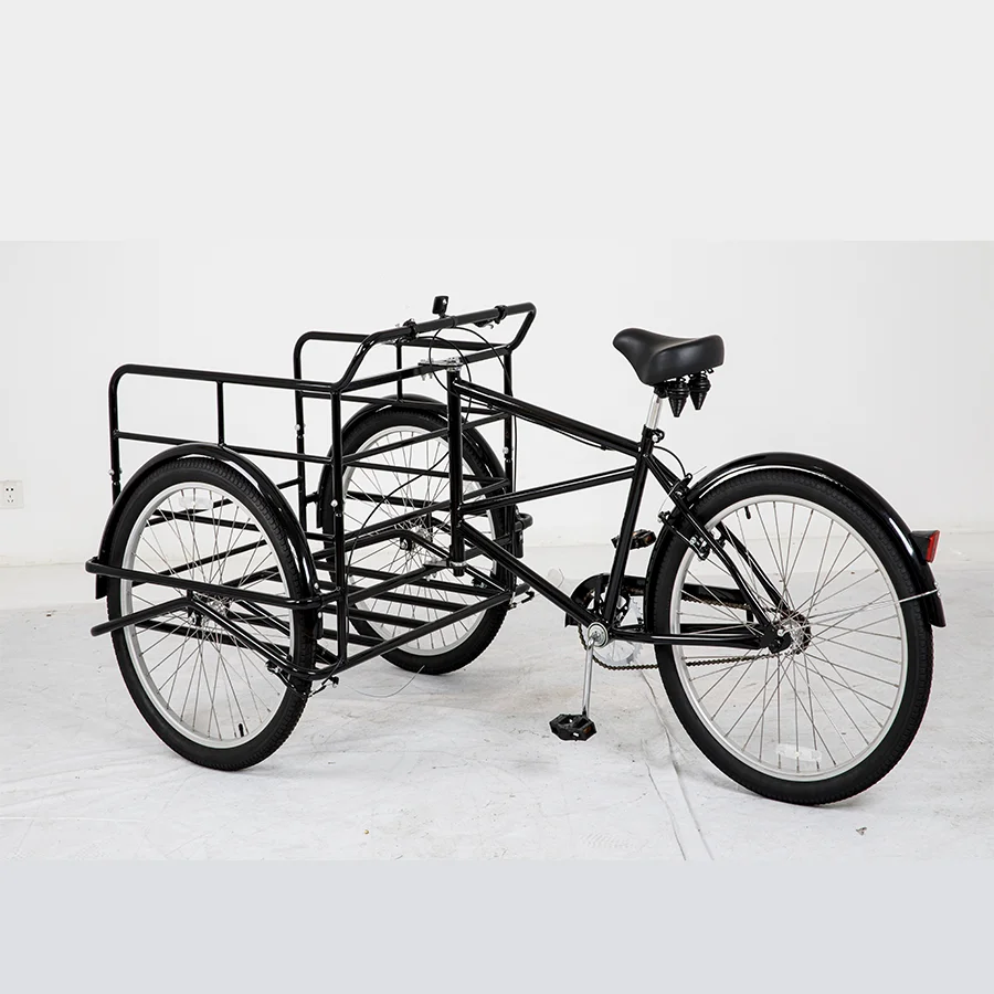 Front Loading Cargo Tricycle Front Carrier Cargo Bike With 26 Inch