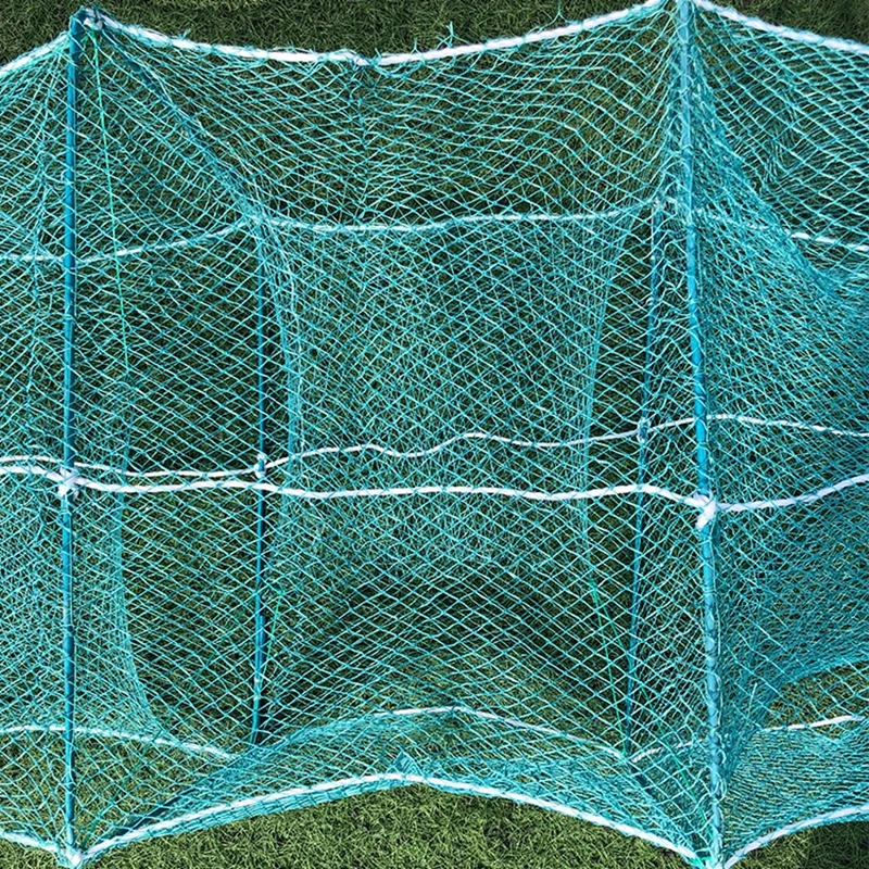 HDPE Rectangular Cage Aquaculture Trap Crabs and Crayfish Catcher
