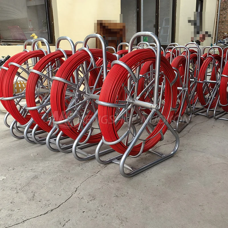 Duct Reinforcing Rods 14*250m Conduct Traceable Fiberglass Duct Rodder Snake Rod Fiberglass ...