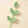 (5 Hojas) Flores y ramas de las Cuatro Estaciones - Verde Frijol