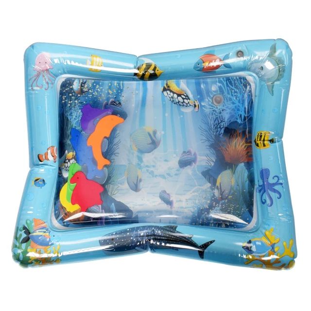 OEM Summer Cool Toys Cartoon Lovely Baby Inflatable Water Play Mats factory