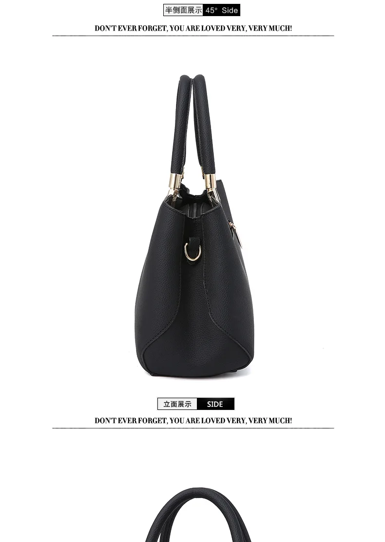 Hot Sale  Large Capacity Woman Handbag  Female Zipper Casual Shoulder Bags Lady  Leather Tote Crossbody Bag Women's Shoulder Bag