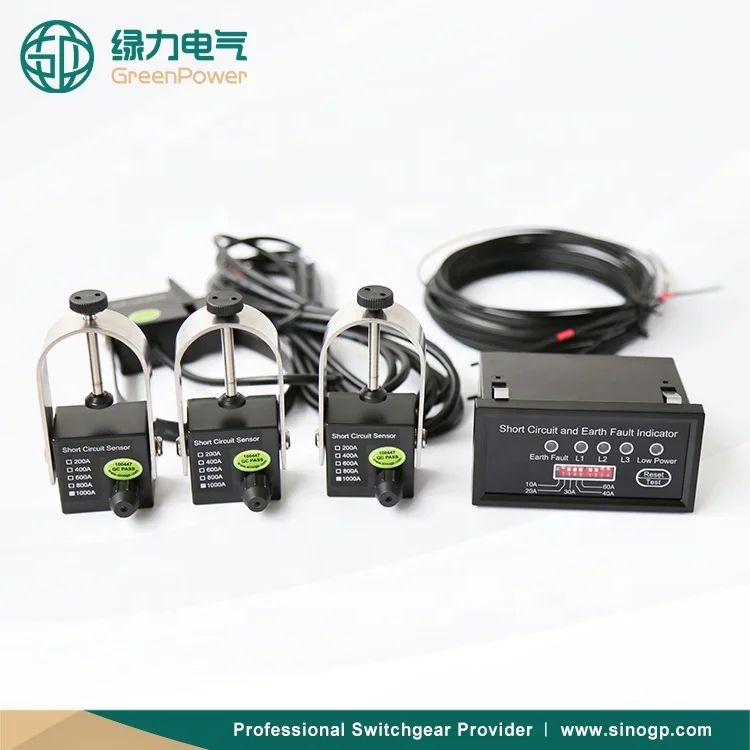RMU Fault Indicator Short Circuit and Earth Fault Indicator Fault Detection for Indoor Medium Voltage Ring Main Unit Switchgear