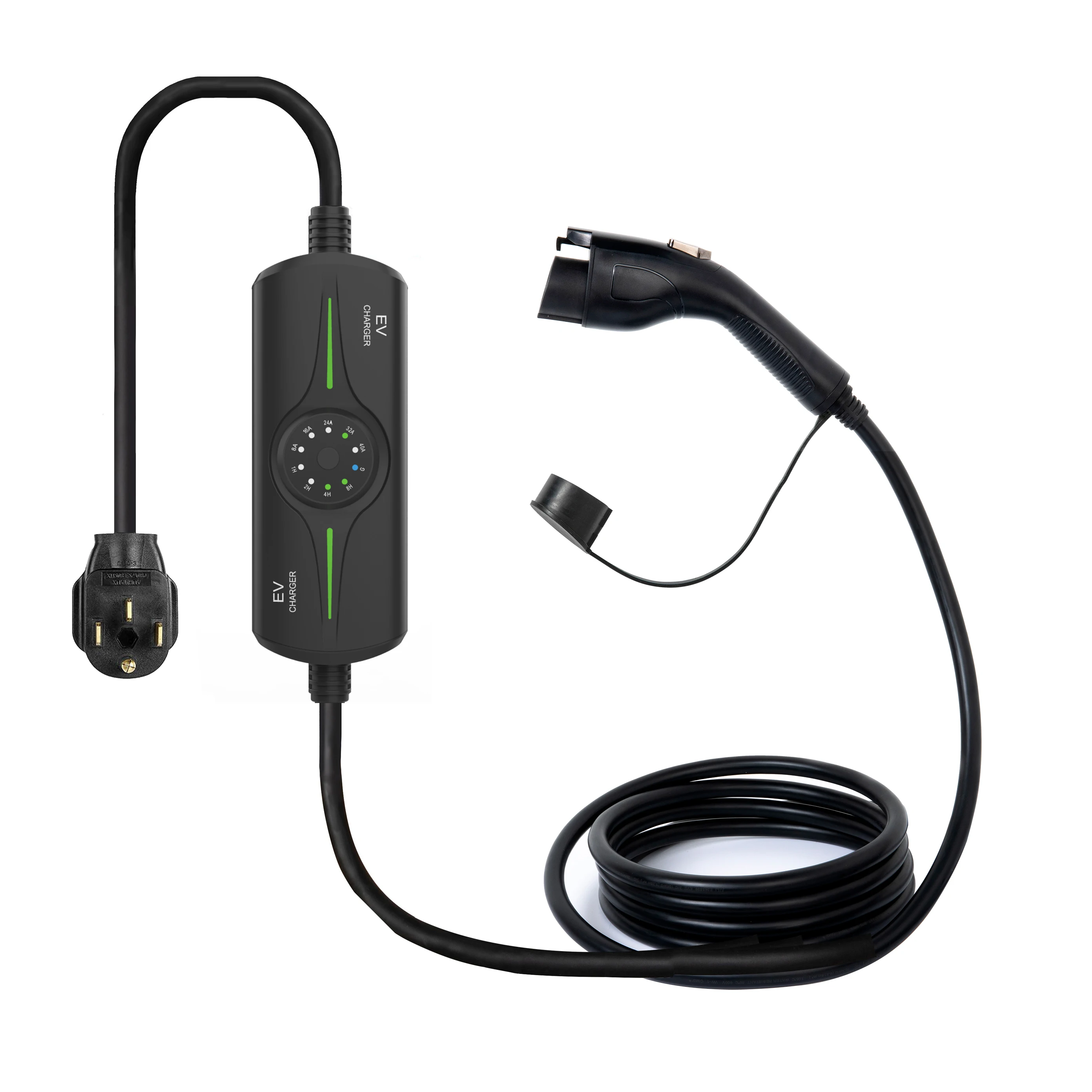 High Current 32a 7kw Type 1 Portable Ev Car Charger New Home Use Level ...