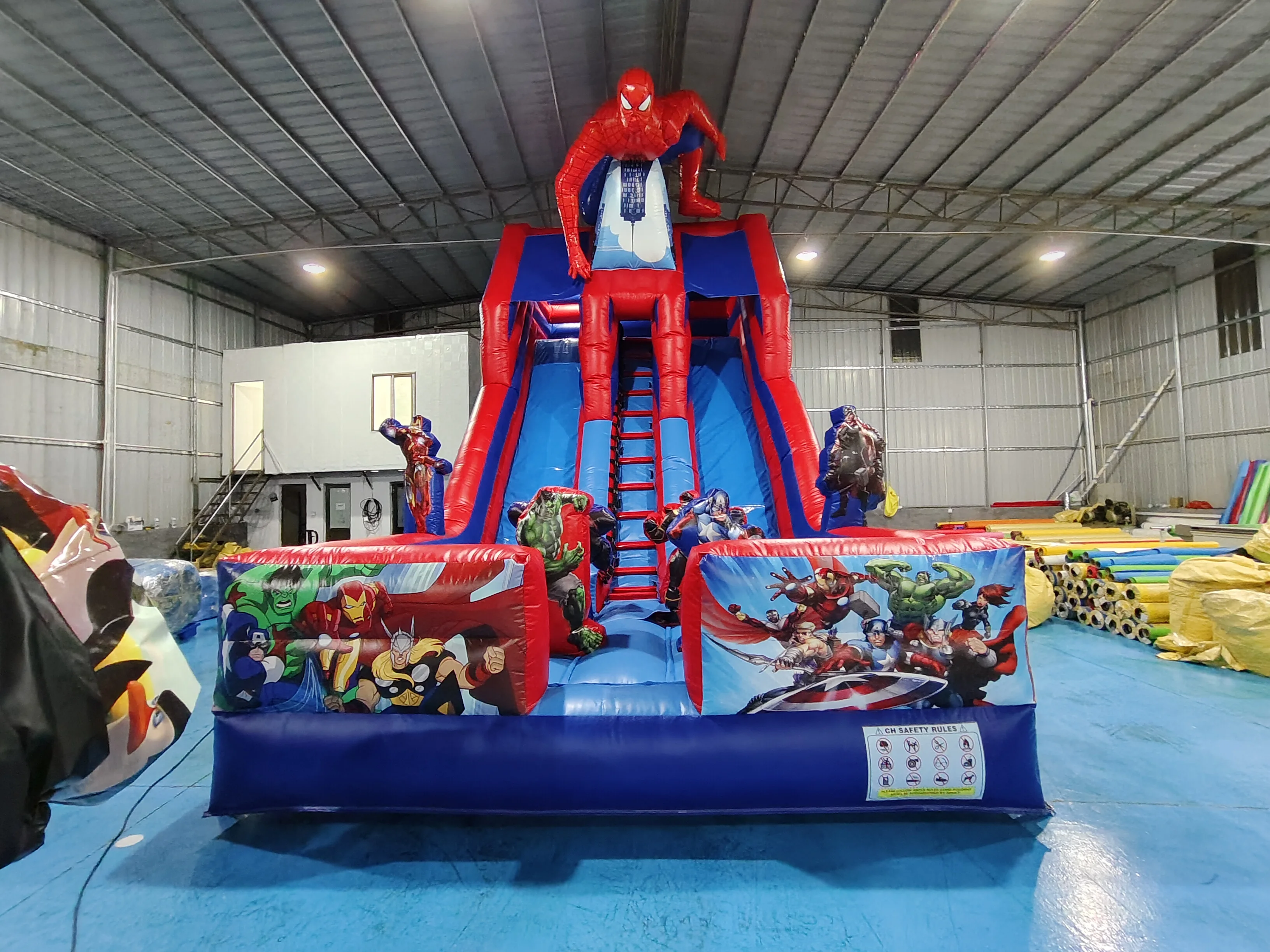 Custom Commercial PVC Inflatable Combo Outdoor Water Slide Pool Obstacle Course Inflatable Castle-for Fun and Games! details