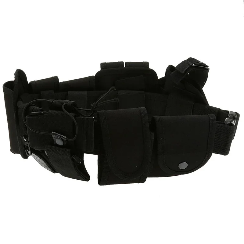 Wear-resistant Lightweight Utility Outdoor Belt Waist Bag Durable Pouch Men Security Guard Patrol Kit