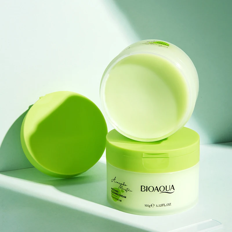 Private Label BIOAQUA Avocado Deep Cleansing Cream Makeup Face Oil Cleanser Makeup Remover Balm Cream for Face