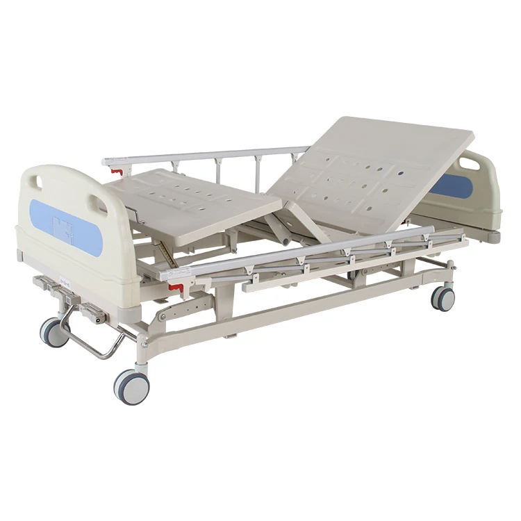 3 Function Manual Adjustable Medical Manual Hospital Bed
