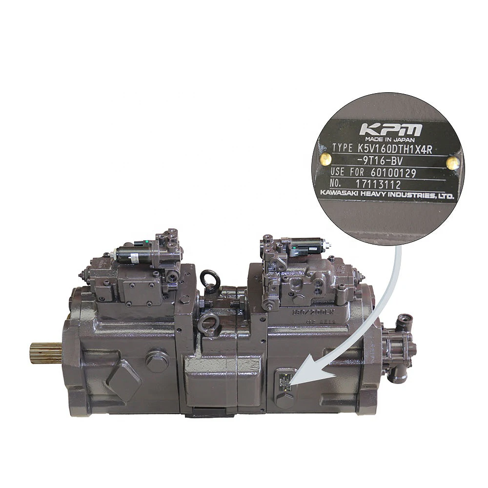 Kawasaki K5V K5V160 Main Pump K5V160DTH K5V160DTH1X4R