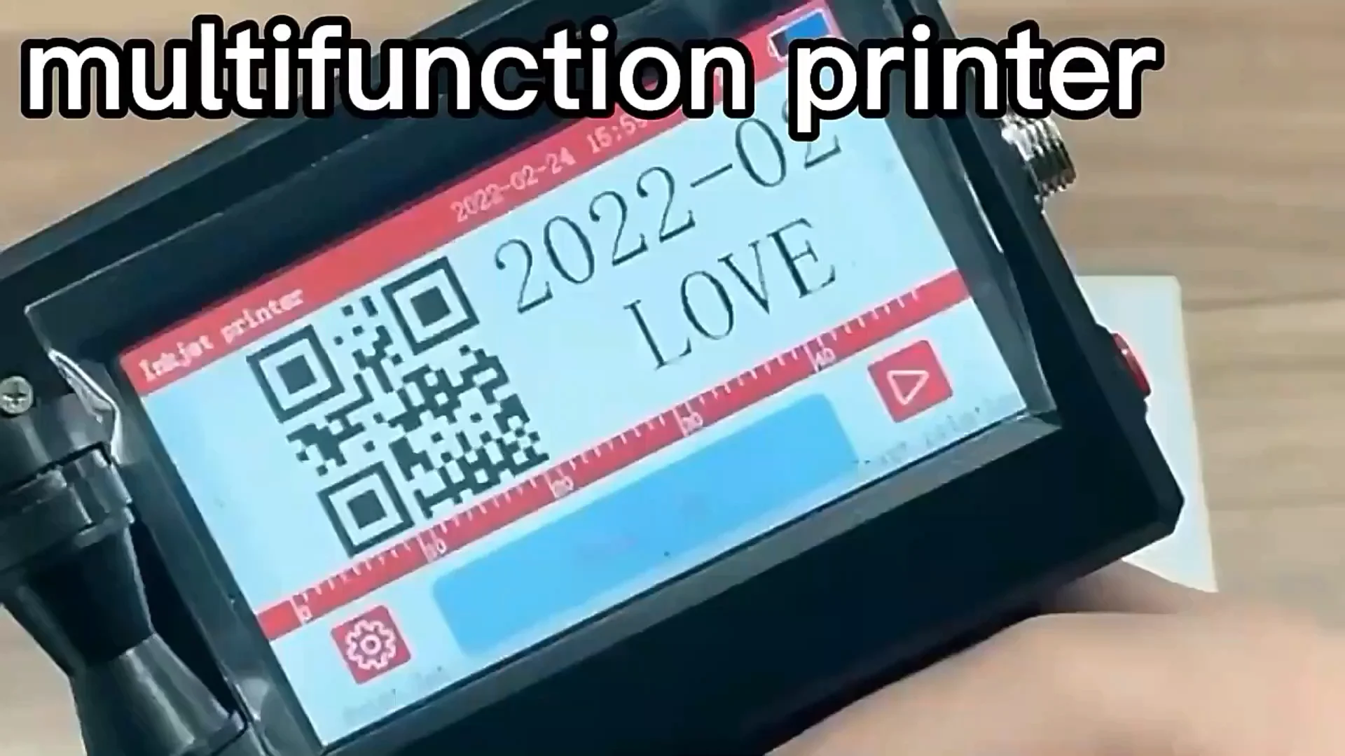 Logo Date Expiry Date Coder Barcode Time Stamp Printer Industrial