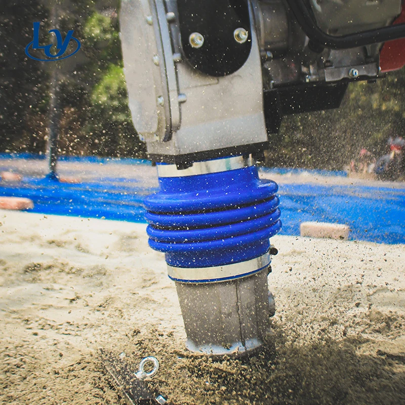 Вибрационные бензиновые ударные тамперы для уплотнения тротуара HCR125