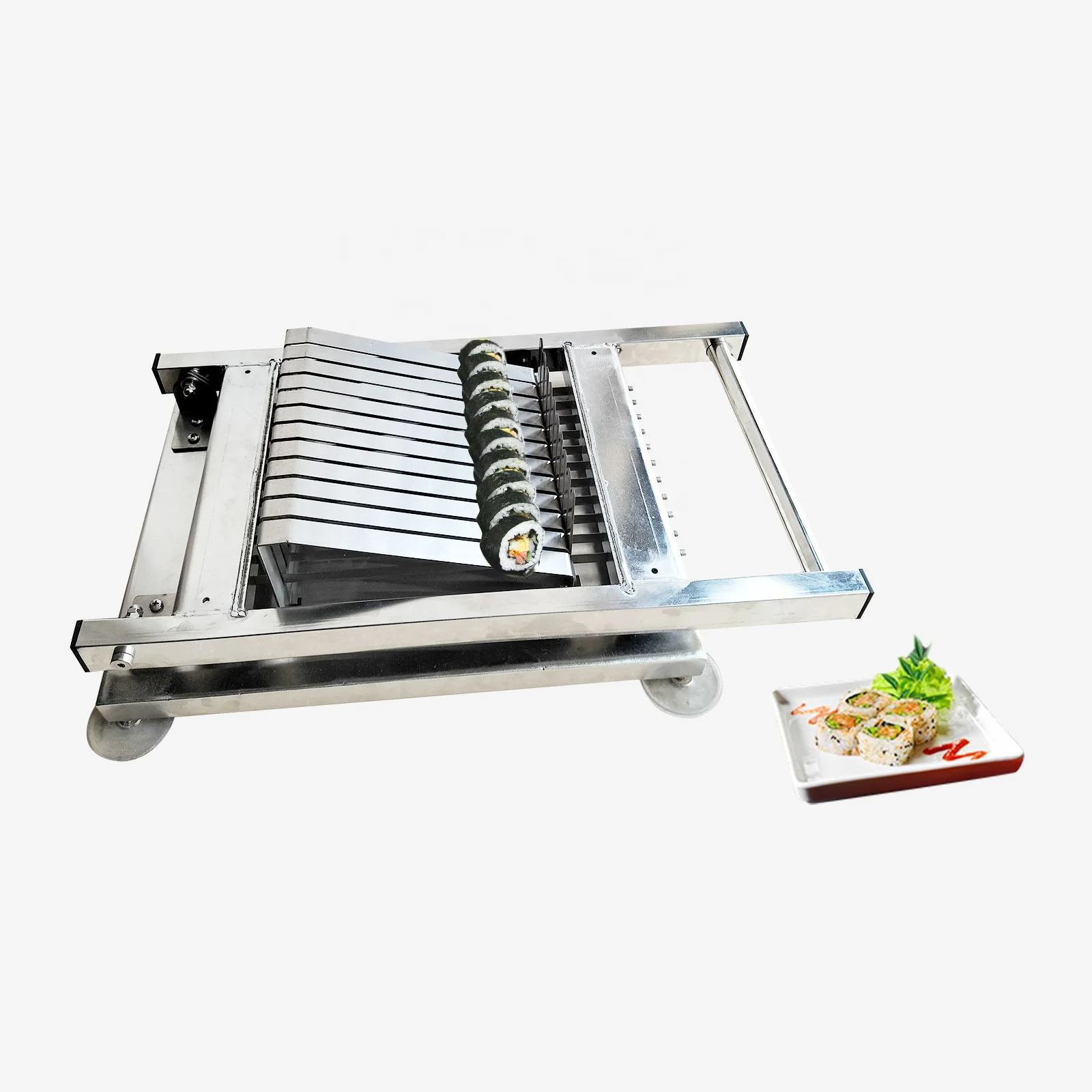 304 Stainless Steel Manual Seaweed Sushi Roll Cutter Cutting Machine