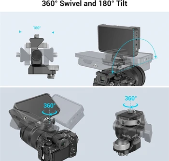 SmallRig Adjustable Camera Monitor Mount for ARRI-Style (Upgrade), 360 Degree Swivel and 180 Degree Tilt Monitor Holder detail image
