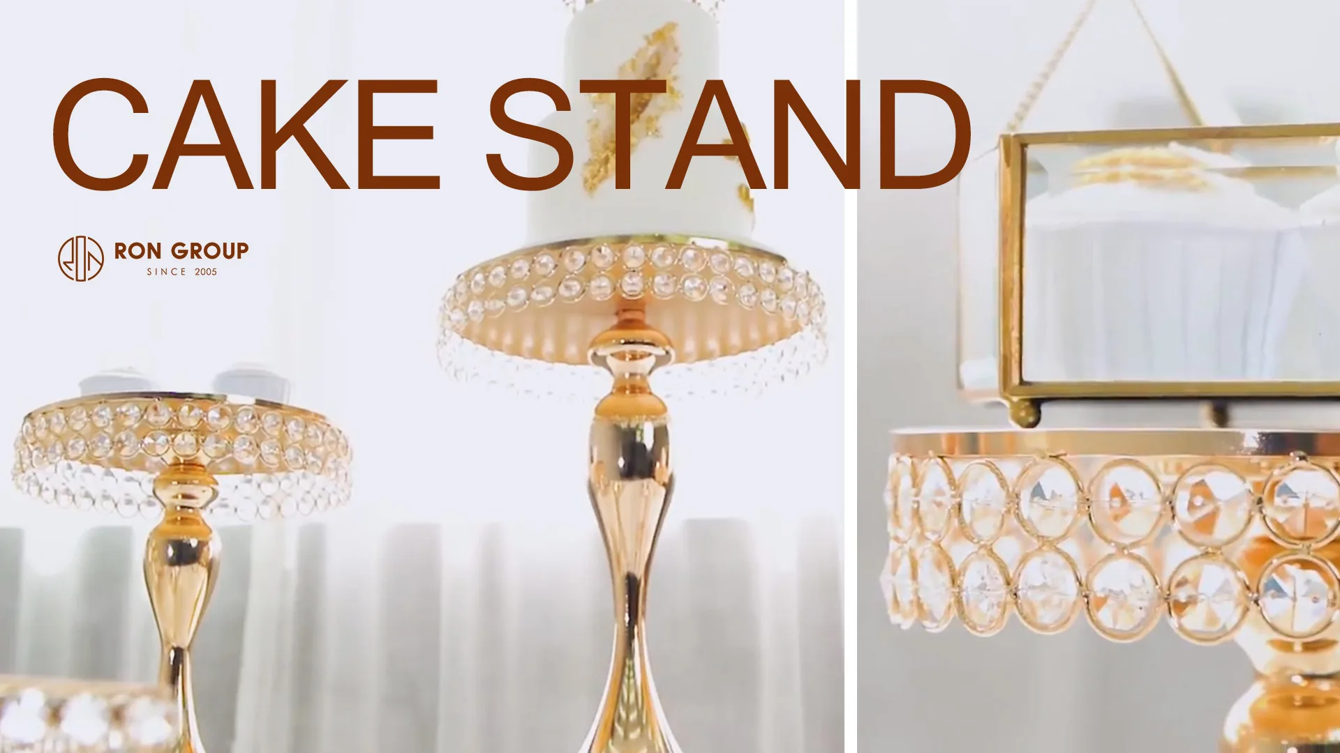 Luxury Mirror Cake Stand Party Dessert Display Wedding Round Gold Cake Pedestal Metal Cake Stand