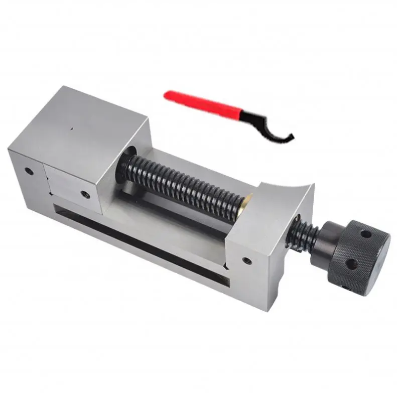 QGG High Precision Flat Pliers Small Grinder Vise QGG38/50/63/88 QGG73 QGG125 Vice Clamp CNC Milling Machine Vise with Wrench