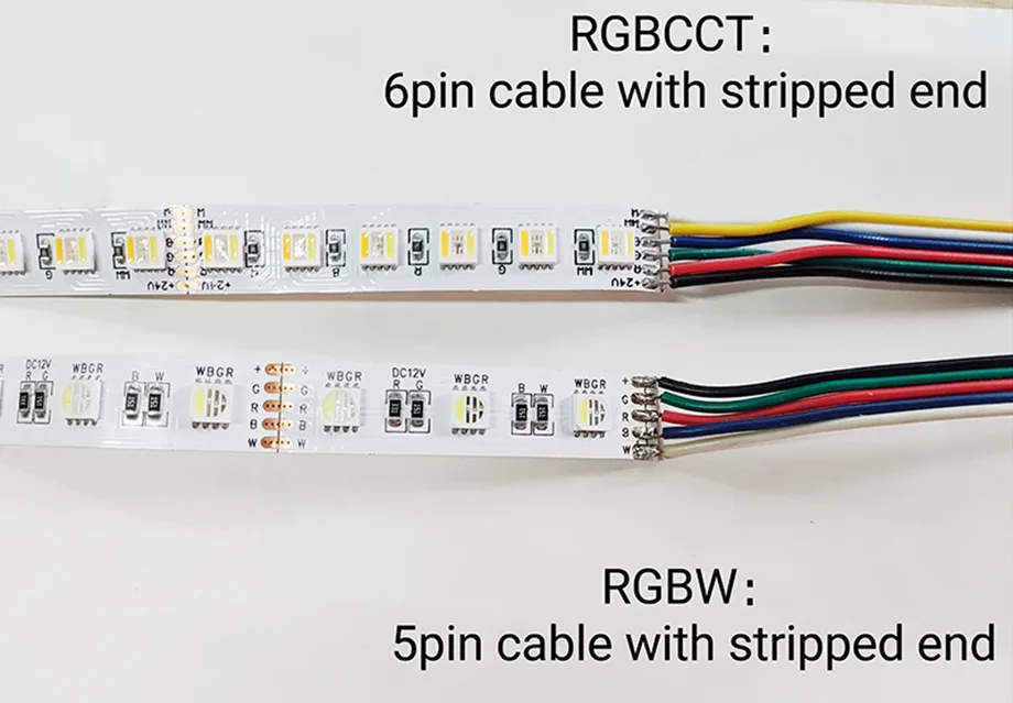 Cri 90 97 24v 5050 96leds Rbgw Rgbcct Rgbw Rgbww Rgb Cct 5 In 1 96 Led ...