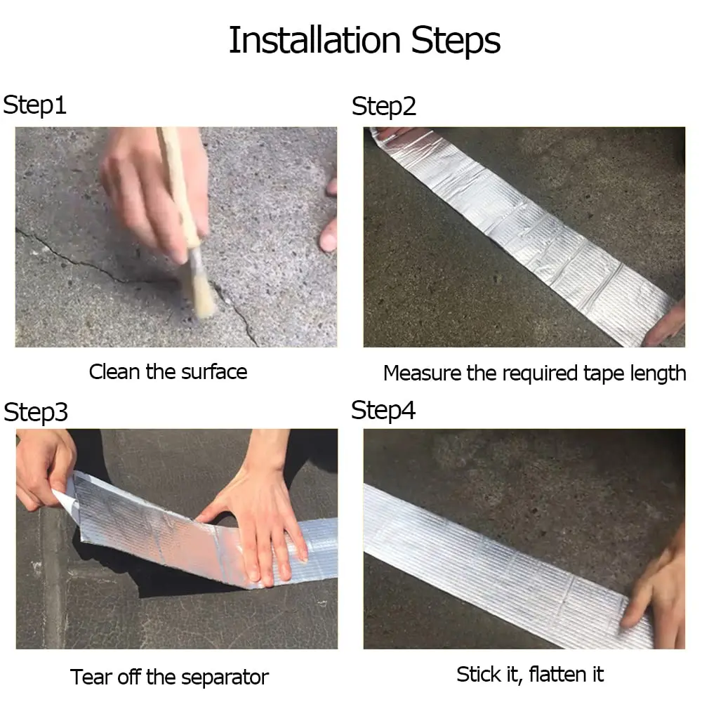 Butyl Rubber Sealing Tape Self Adhesive Bitumen Waterproof Tape Butyl