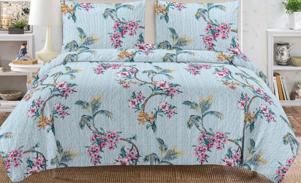 Aoyatex Printed Quilt Bedding Set Custom Quilt Cover Summer Quilts