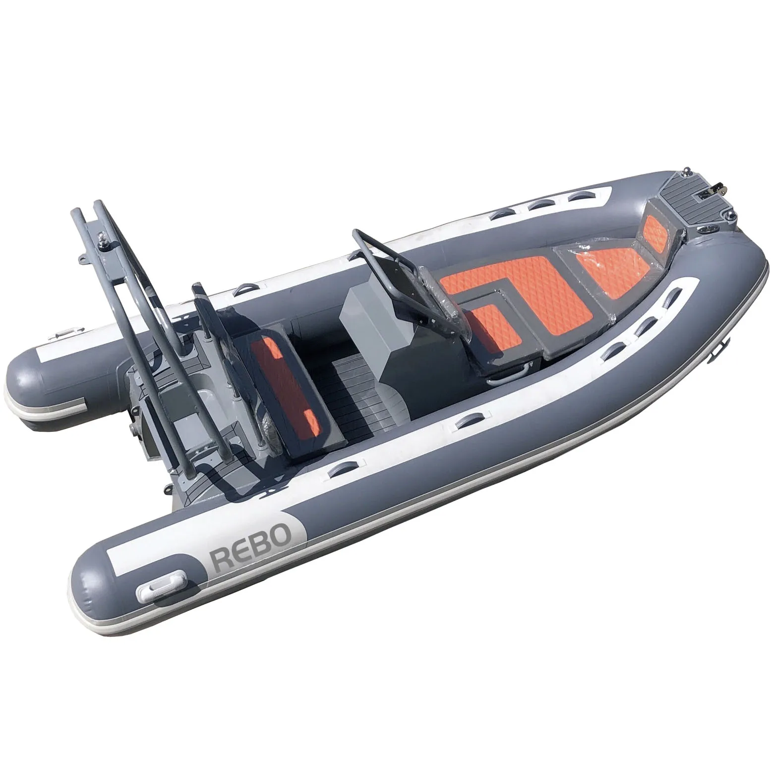 Orca Inflatable Boat 13ft CE Certificate Hypalon/PVC/Orca Sport Aluminum Rib Inflatable ...