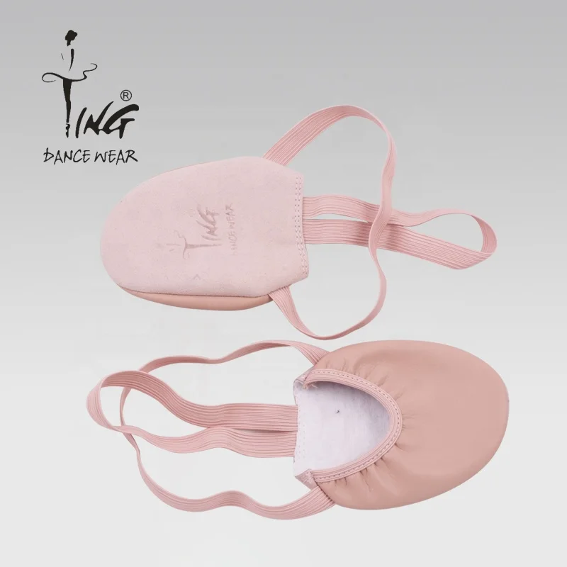Grils' Half Sole Ballet Shoe Gymnastics Dance Shoe Buy Leather Ballet