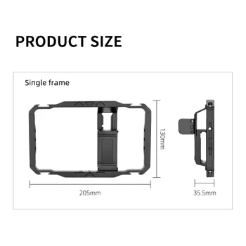YELANGU LW-B01A Universal Mobile Phone Cage Handle Side/Double Handle detail image