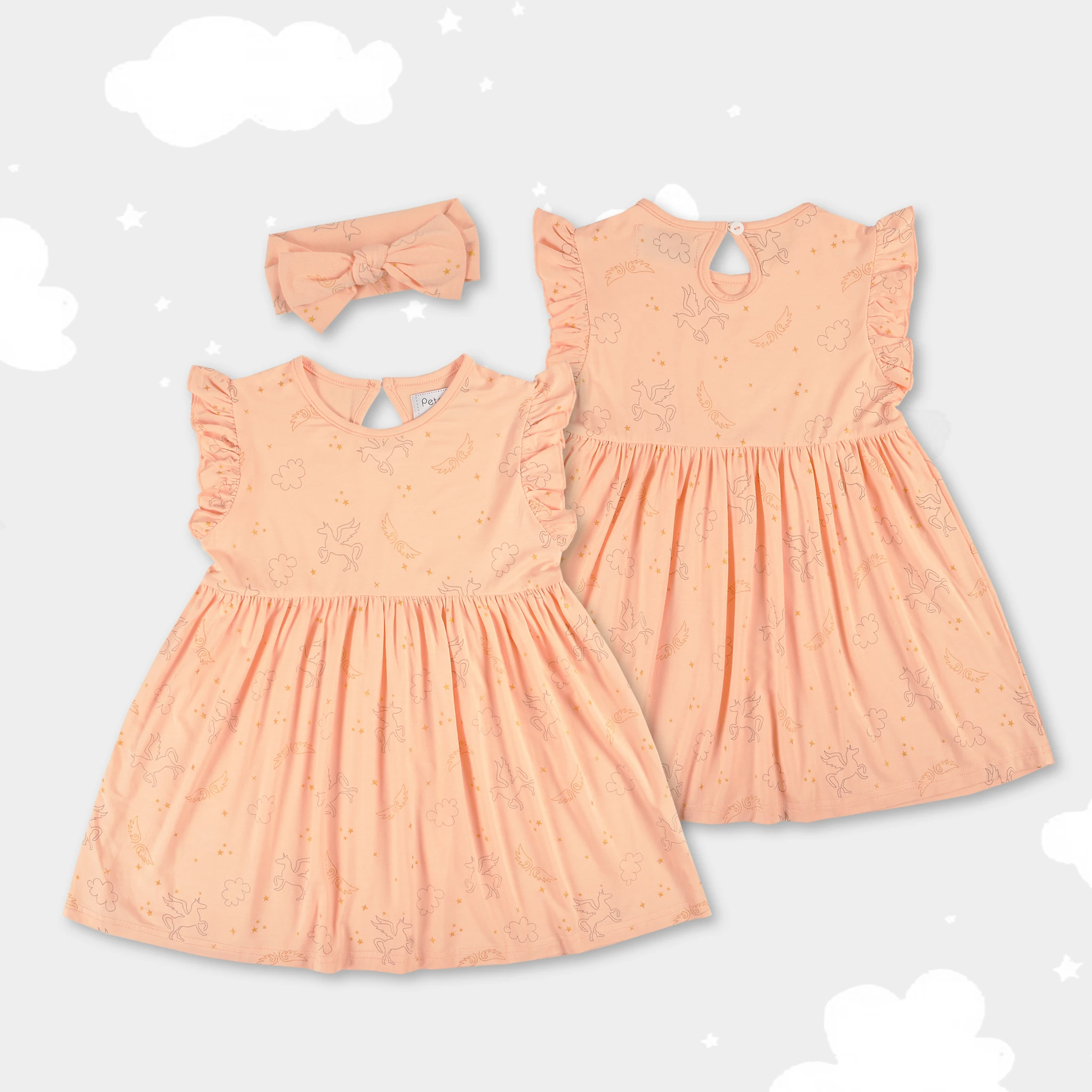 Детское платье из бамбука