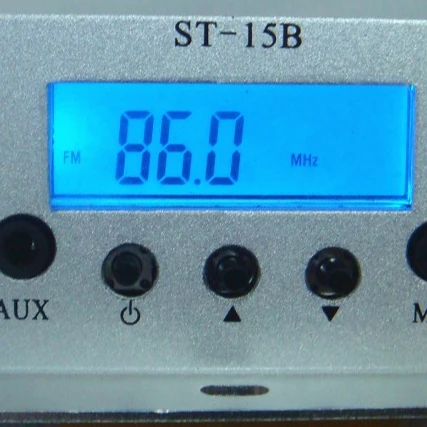 15W 86MHz-108MHz PLL FM transmitter ST-15B stereo fm broadcast radio station 