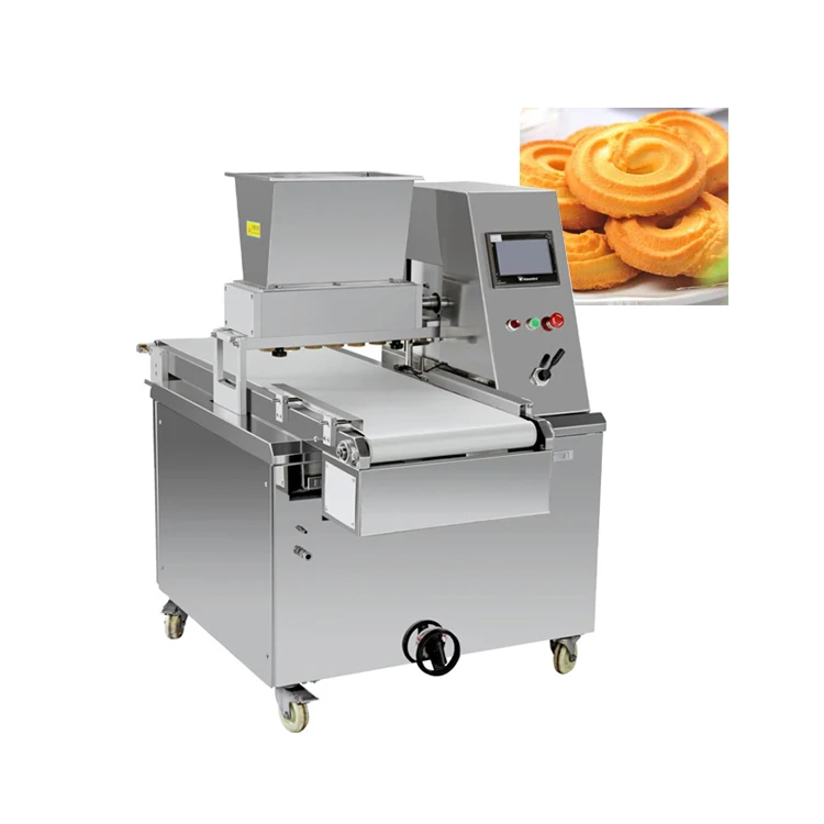 Bakery Jam Filled Biscuit Cookies Dropper Encrusting Machine