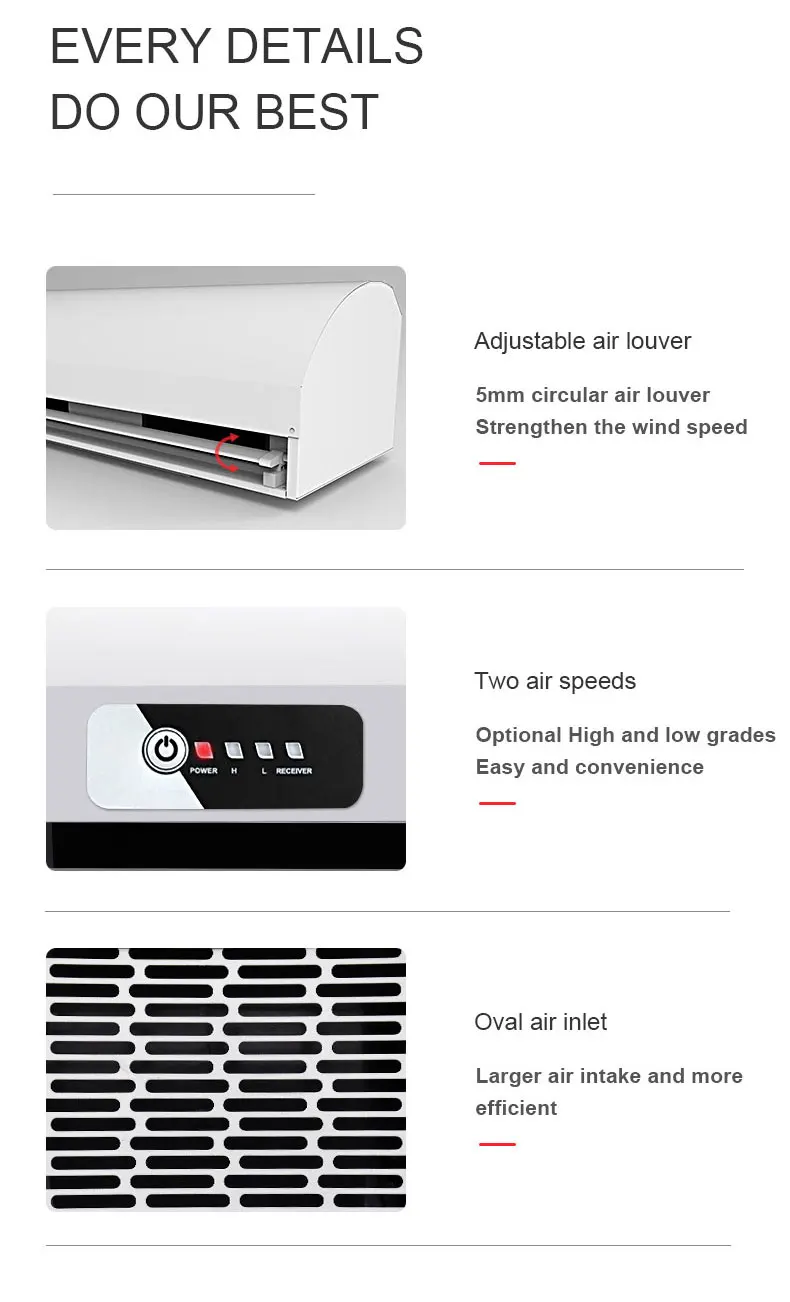 Air Curtain, 110V, 1390CMH - detail 16