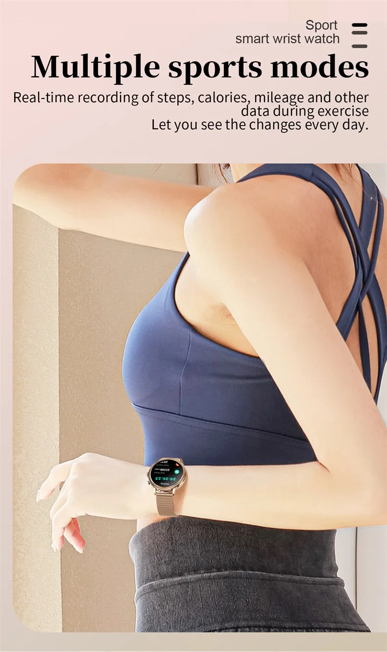 Woman Smartwatch V60 Heart Rate Monitor BT Call Music Player Sleep Monitor Smartwatches Woman (5).jpg
