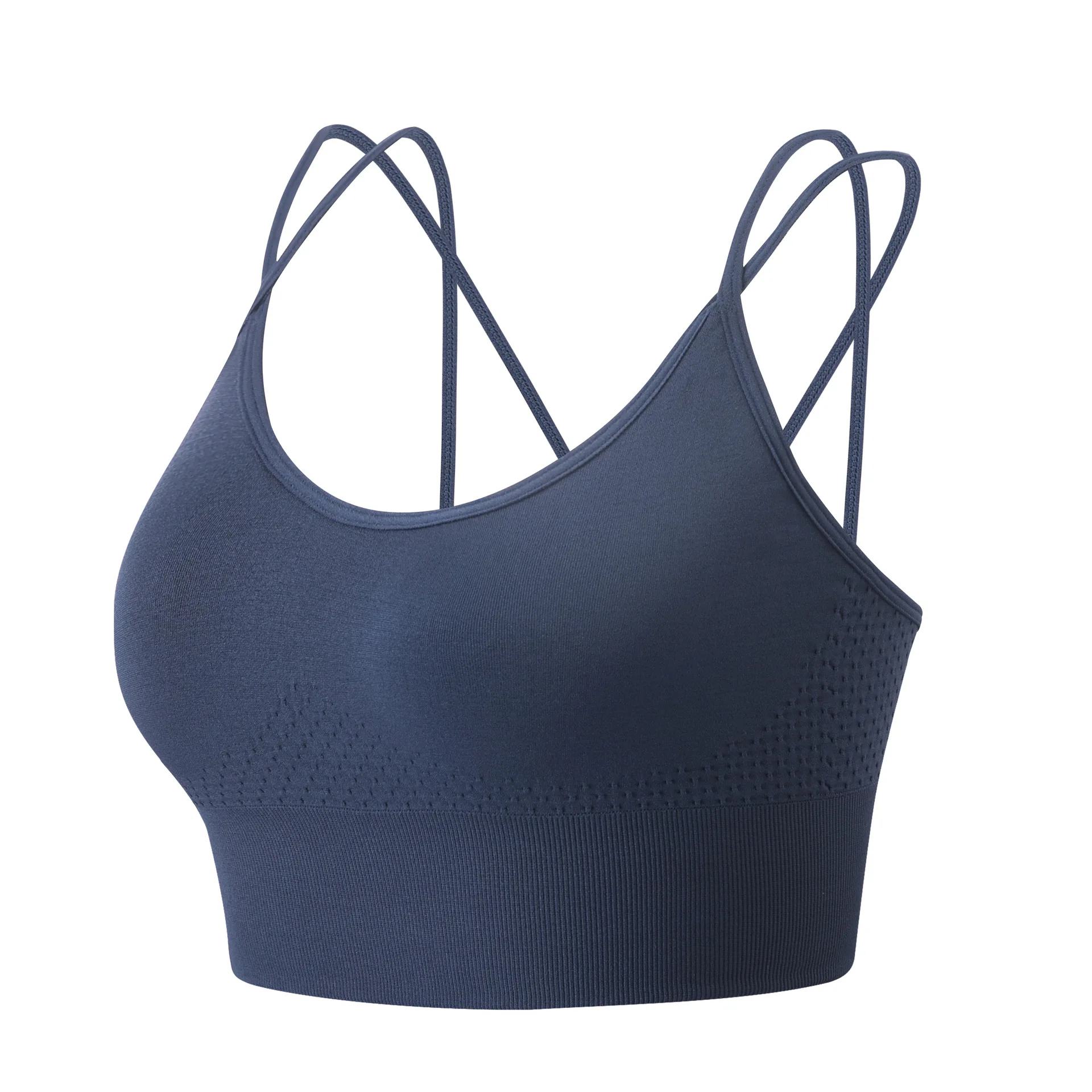 Women's Sports Bra Yoga Plus Size Backless Crop Top Fitness Running ...