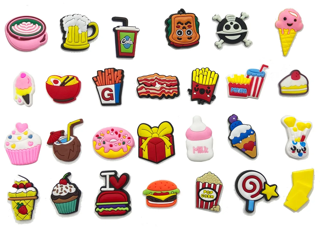 Мультяшные милые Съемные мягкие Кроксы из ПВХ оптовая продажа заглушка украшение для обуви изготовление на заказ Детские