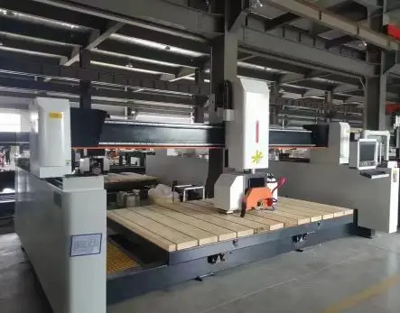 29% скидка! Дешевая 5-осевая гранитная мостовая пила для резки камня Гранитная гравировальная машина кухонной раковины и кромочного профиля