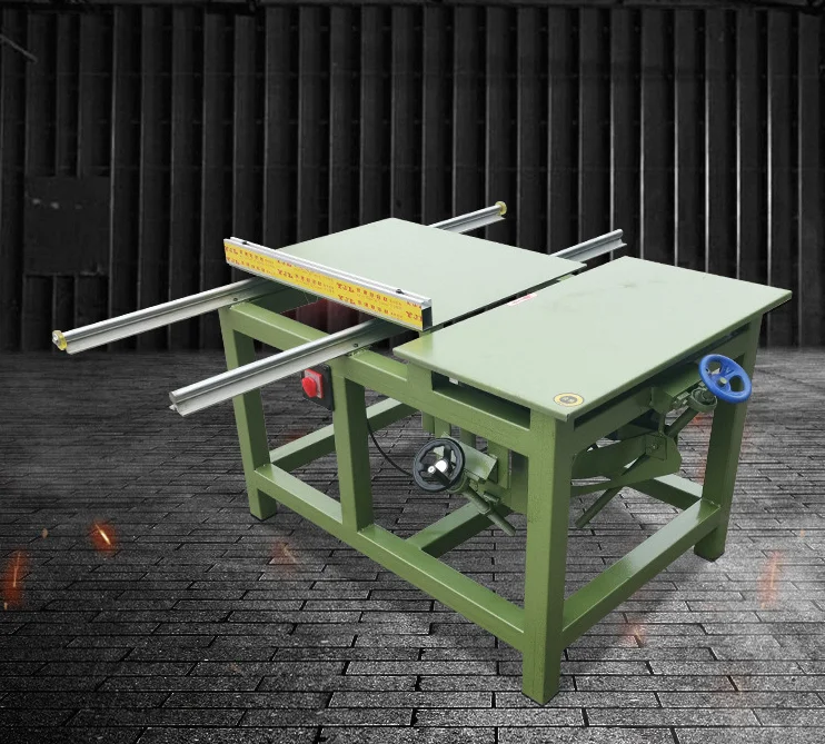 TEBAK Woodworking All in One Machine Saw Table Precision Rail Sliding Table Saw