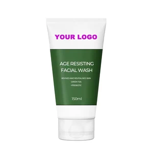 Moisturizing PH-Balanced Non-Drying Green Tea Hyaluronic Acid Facial Cleanser Hydrating & Barrier-Protecting Face Wash